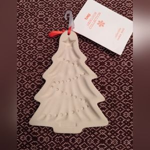 TAG stoneware Christmas Tree cookie mold, NWT